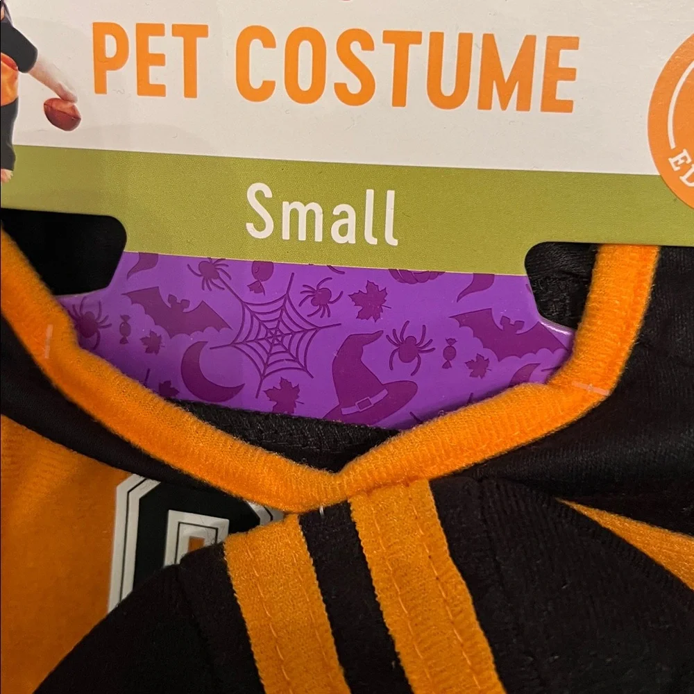 Adorable Football Jersey Walking Dog Pet Costume Size S NEW!
